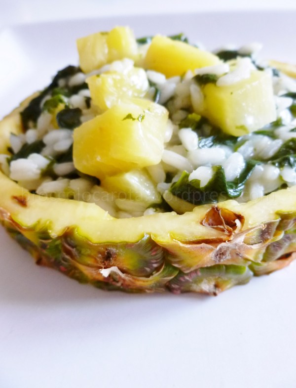 risotto spinaci+ananas15